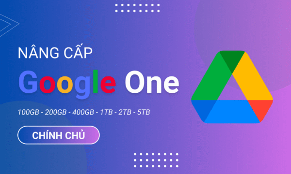 Nâng cấp Google One chính chủ